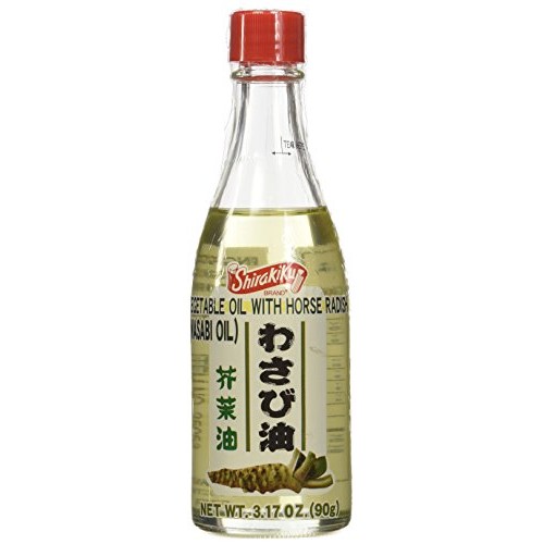 Shirakiku Vegetable Oil With Horse Radish Wasabi Oil In 3.17Oz
