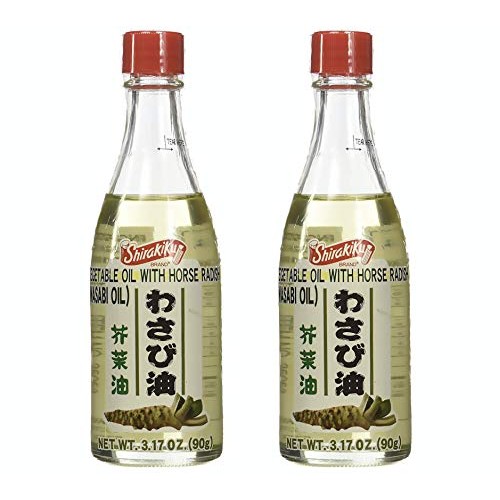 Shirakiku Vegetable Oil With Horseradish Wasabi Oil In 3.17Oz