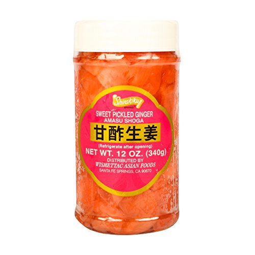Shirakiku Amasu Shoga Sweet Pickled Ginger - 12Oz