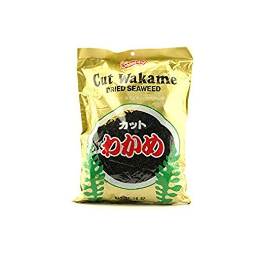 Shirakiku Cut Wakame Dried Seaweed, 16 Ounce