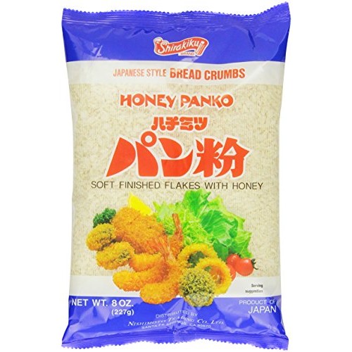 Shirakiku Panko Honey Bread Crumbs, 8-Ounce