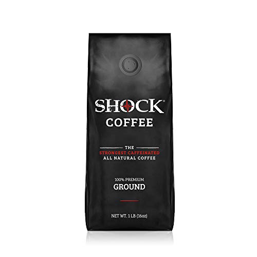 Shock Coffee Ground. The Strongest Caffeinated All Natural Coffe