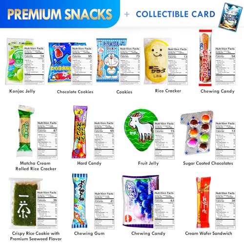 SHOGUN CANDY, 40 Pcs Japanese Snack Box, Kawaii Japanese Snacks ... SHOGUN CANDY, 40 Pcs Japanese Snack Box, Kawaii Japanese Snacks ...