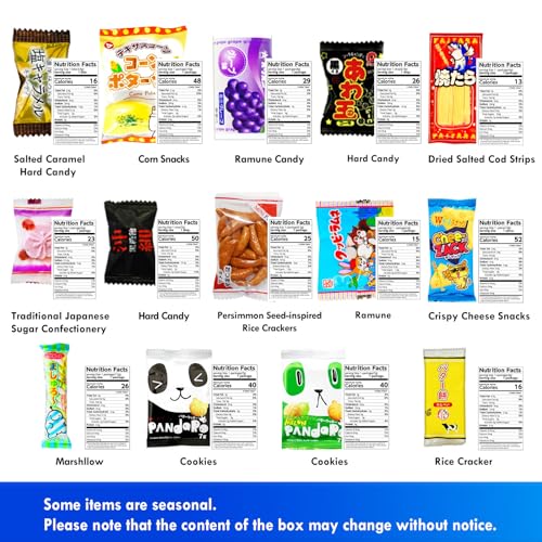 SHOGUN CANDY, 40 Pcs Japanese Snack Box, Kawaii Japanese Snacks ... SHOGUN CANDY, 40 Pcs Japanese Snack Box, Kawaii Japanese Snacks ...