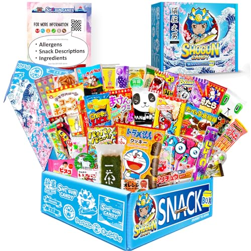 SHOGUN CANDY, 40 Pcs Japanese Snack Box, Kawaii Japanese Snacks ... SHOGUN CANDY, 40 Pcs Japanese Snack Box, Kawaii Japanese Snacks ...