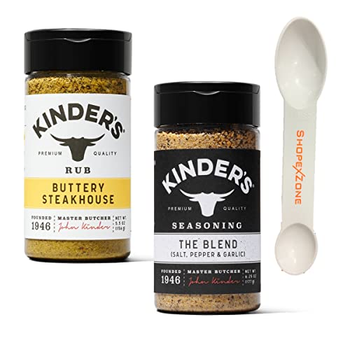 Kinders Buttery Steakhouse Rub The Blend Seasoning and ShopexZon...