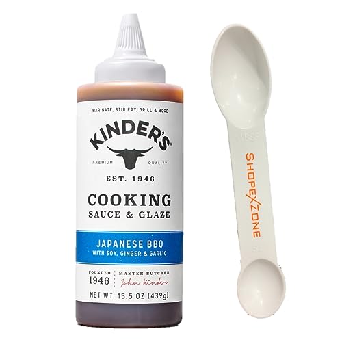 Kinders Japanese BBQ Cooking Sauce and Glaze Bundle with ShopexZ...