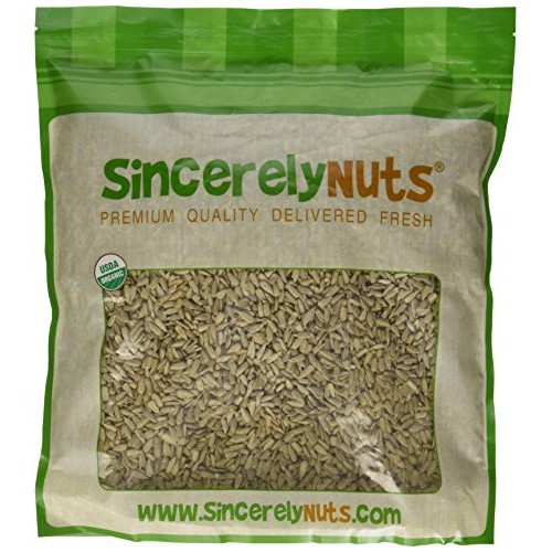 Sunflower Seeds, Raw, Hulled, Organic, 5# Bulk