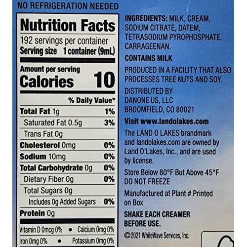 Coffee Creamer Variety Bundle - 96 Ct Creamer Singles In 4 Diffe