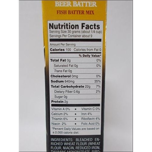 Shore Lunch Breading Mix Beer Batter, 9-Ounce Pack Of 6