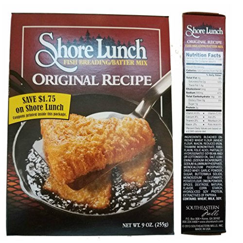 Shore Lunch Fish Breading/Batter 4 Flavor Fish Fry Variety Pack,