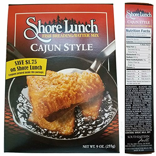 Shore Lunch Fish Breading/Batter 4 Flavor Fish Fry Variety Pack,