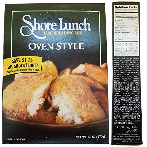 Shore Lunch Fish Breading/Batter 4 Flavor Fish Fry Variety Pack,