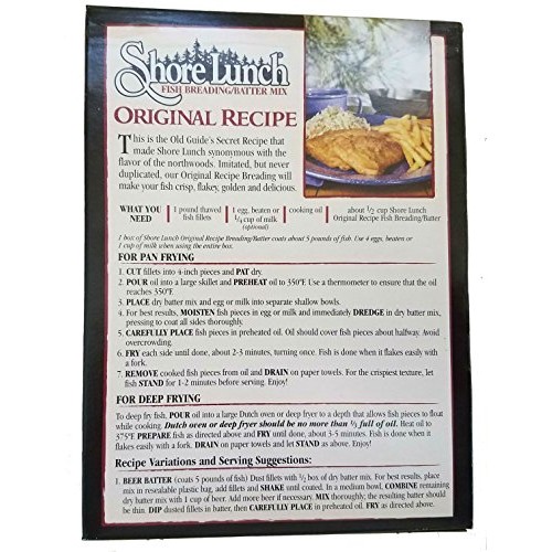 Shore Lunch Fish Breading/Batter 4 Flavor Fish Fry Variety Pack,