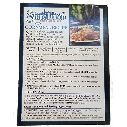 Shore Lunch Fish Breading/Batter 4 Flavor Fish Fry Variety Pack,