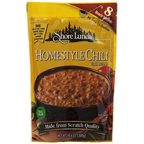 Shore Lunch Homestyle Chili With Bean Mix, 10.6000-Ounce Pack O