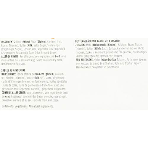 Shortbread House Of Edinburghs Stem Ginger Shortbread Fingers,