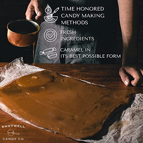Shotwell Salted Caramel Candy- Gourmet Caramel Candy Individuall