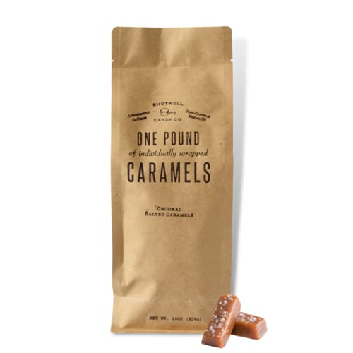 Shotwell Salted Caramel Candy- Gourmet Caramel Candy Individuall