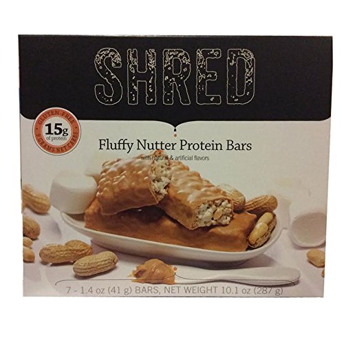 Shred Fluffy Nutter Protein Bar 1.4 Oz - Pack Of 7