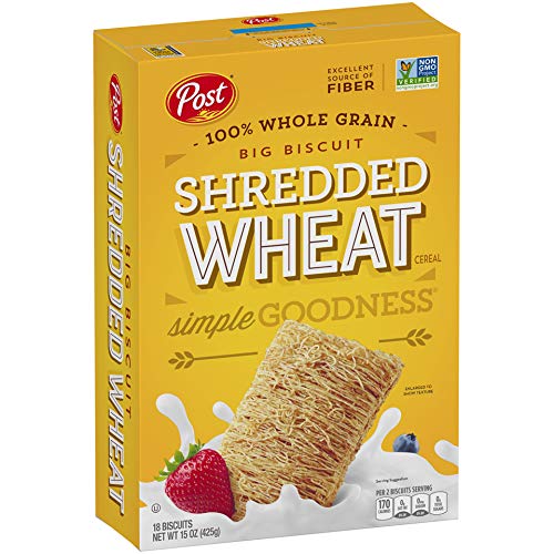 Shredded Wheat Big Biscuit, Whole Grain, Non-Gmo, Heart Healthy