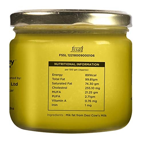 Shree Radhey Certified A2 Gir Cow Ghee - Gluten Free - Traditio