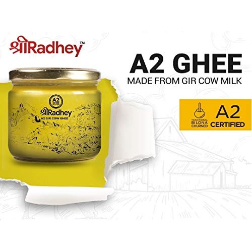 Shree Radhey Certified A2 Gir Cow Ghee - Gluten Free - Traditio