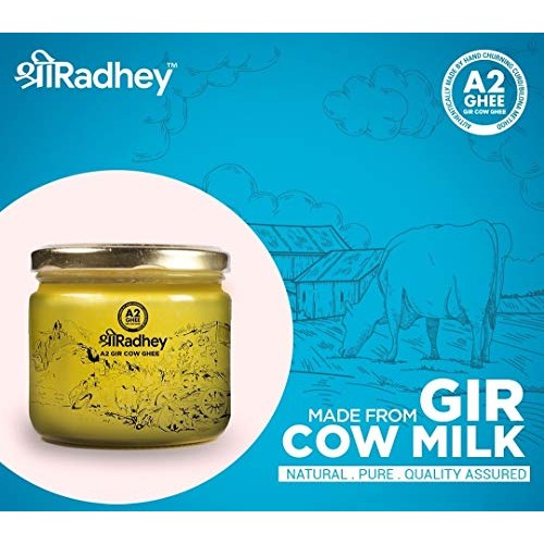 Shree Radhey Certified A2 Gir Cow Ghee - Gluten Free - Traditio