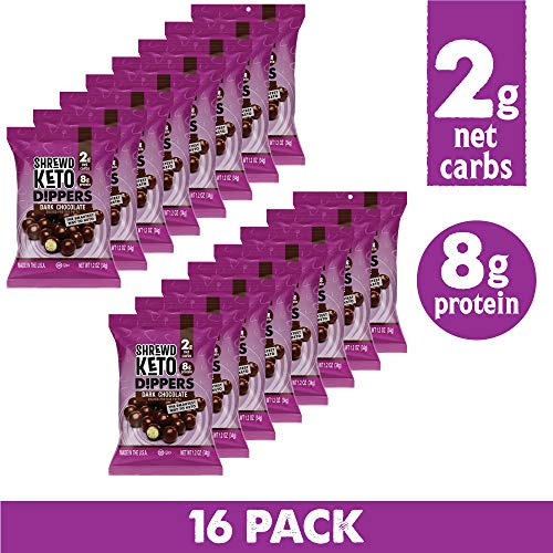 Shrewd Food Keto Dark Chocolate Protein Crisp Dippers, High Prot