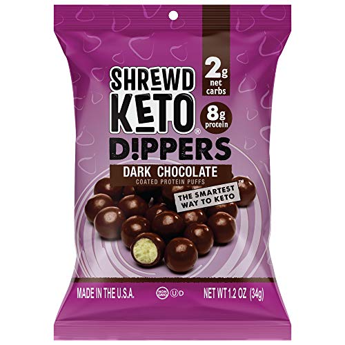 Shrewd Food Keto Dark Chocolate Protein Crisp Dippers, High Prot