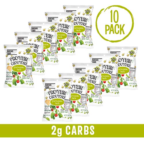 Shrewd Food Keto Croutons, Low Carb, High Protein Snacks, Real C