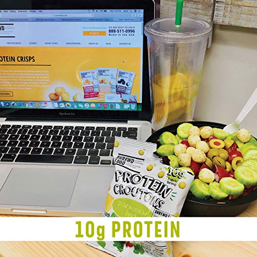 Shrewd Food Keto Croutons, Low Carb, High Protein Snacks, Real C