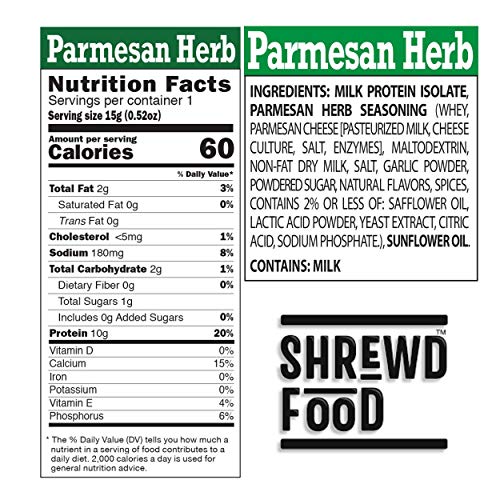 Shrewd Food Keto Croutons, Low Carb, High Protein Snacks, Real C