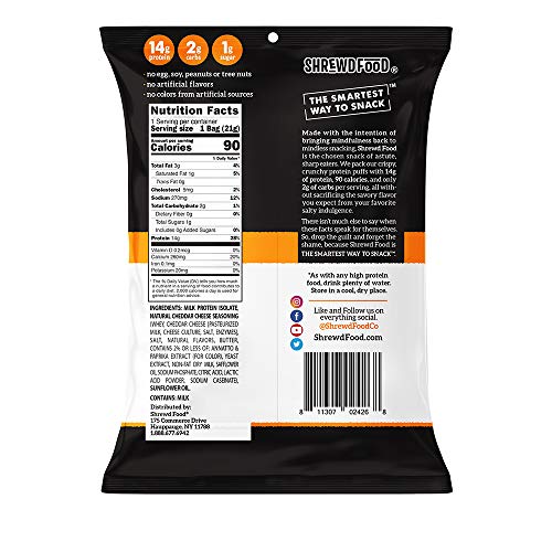 Shrewd Food Keto Protein Puffs, Low Carb, High Protein, Healthy