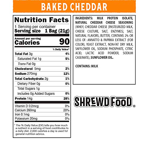 Shrewd Food Keto Protein Puffs, Low Carb, High Protein, Healthy