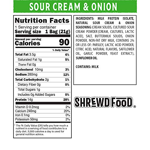 Shrewd Food Protein Puffs, Keto Friendly Snack, Low Carb Crunch,