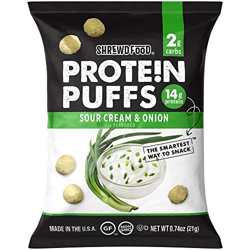 Shrewd Food Protein Puffs, Keto Friendly Snack, Low Carb Crunch,