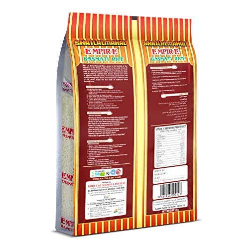 Shrilalmahal Empire Basmati Rice Most Premium, 10 Lbs / 160 Oz
