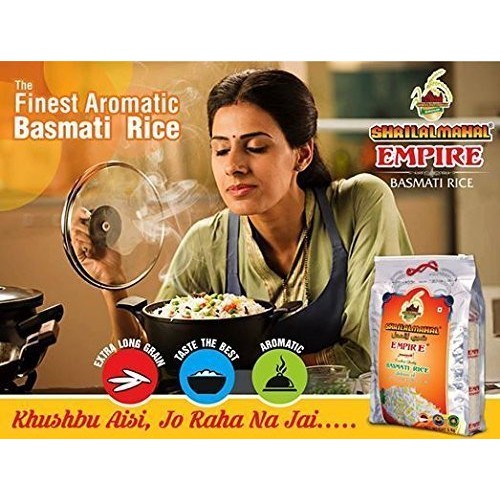 Shrilalmahal Empire Basmati Rice Most Premium, 10 Lbs / 160 Oz