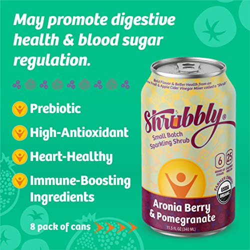 Shrubbly, Healthy Soda | Aronia Berry + Pomegranate | Shrub Drin