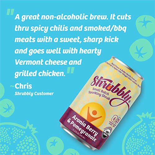 Shrubbly, Healthy Soda | Aronia Berry + Pomegranate | Shrub Drin