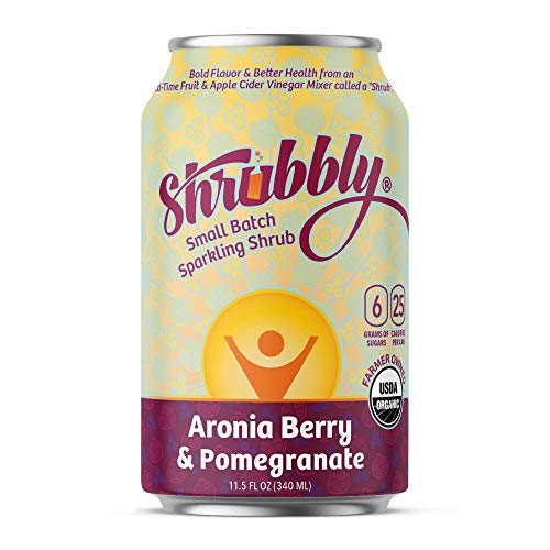 Shrubbly, Healthy Soda | Aronia Berry + Pomegranate | Shrub Drin