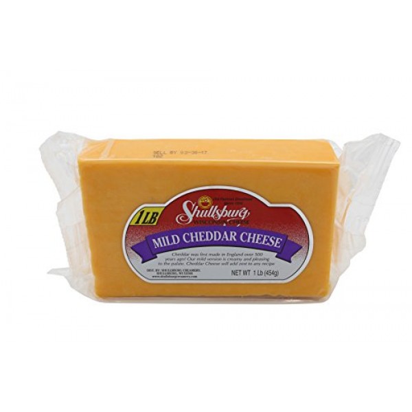 Shullsburg Creamery - Mild Cheddar Cheese - 1 Pound