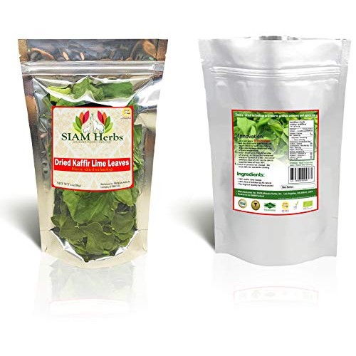 Siam Herbs : Kaffir-Lime-Leaves, Dried | Premium Gourmet Ingredi