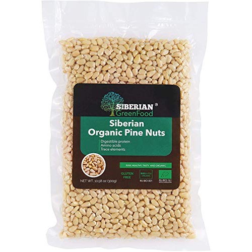Organic Pine Nuts, Premium Quality 300Gr/10.58Oz Vacuum Pack By