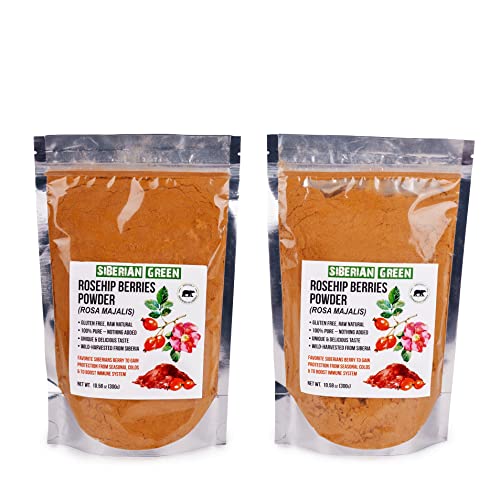 Ground Siberian Rose Hips Flour 300G Rosehips Herbal Dried Fine