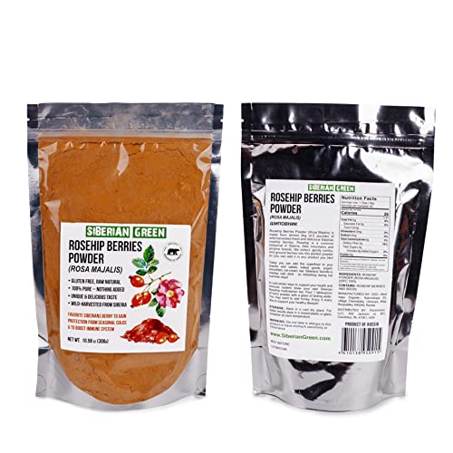 Ground Siberian Rose Hips Flour 300G Rosehips Herbal Dried Fine