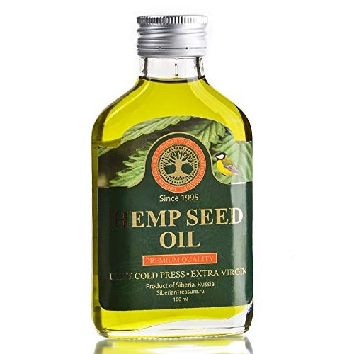 Siberian Hemp Seed Oil, Premium Quality, Extra Virgin, First Col