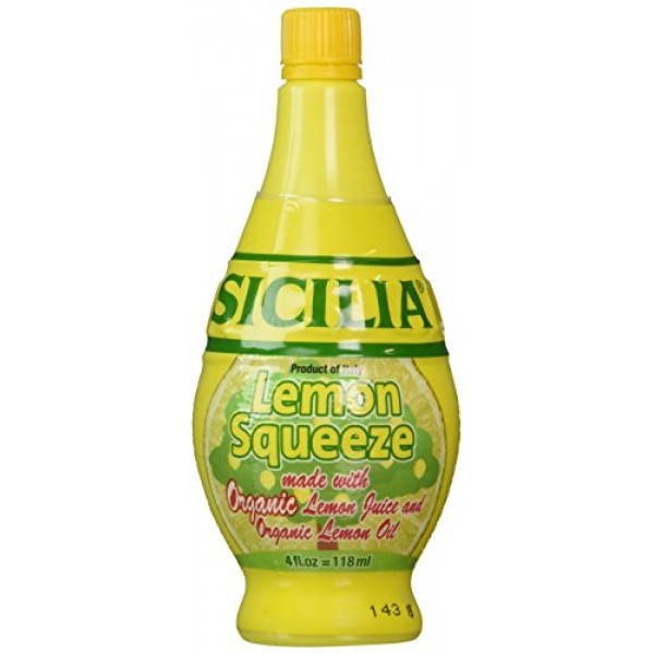 Sicilia Organic Lemon Juice - 4 Ounce
