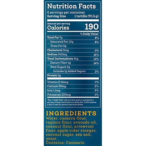 Siete Burrito-Size 11-Inch Tortillas | Grain-Free Burrito Wraps ...